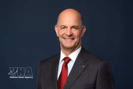 Le général Philippe Adam, secrétaire général du Sommet international sur l’espace et ancien commandant de l’Espace. Photo: VNA