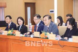 Le ministre sud-coréen du Territoire, des Infrastructures et des Transports, Kim Yun-duk. Photo: VNA