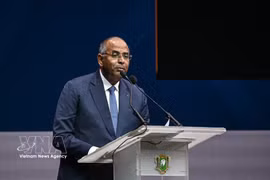 Le président de l'Assemblée nationale de Côte d'Ivoire, Patrick Achi. Photo: AFP/VNA