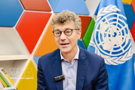 Jonathan Wallace Baker, représentant de l’UNESCO au Vietnam. Photo: VNA