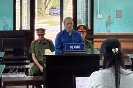 L'accusé Ho Van Phuong Tam au procès. Photo : VNA