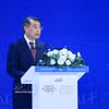 Le Premier ministre Le Minh Hung s'exprime lors de la cérémonie d'ouverture de l'AEF 2026. Photo: VNA