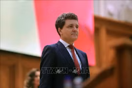  Le nouveau président de la Roumanie, Nicusor Dan. Photo: VNA