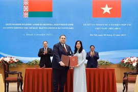 Cérémonie de signature. Photo: Ministère des Affaires étrangères