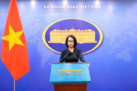Lq porte-parole du ministère des Affaires étrangères, Pham Thu Hang. Photo: VNA