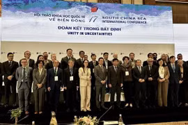 Les délégués à la 17e conférence internationale sur la Mer Orientale. Photo: VNA