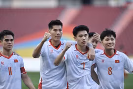 L'équipe U22 du Vietnam. Photo: VNA