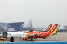 Vietjet Air a annoncé le 7 mai que tous ses vols vers et depuis l'Inde continuaient à être assurés comme prévu, malgré les tensions entre le Pakistan et l'Inde. Photo: VNA