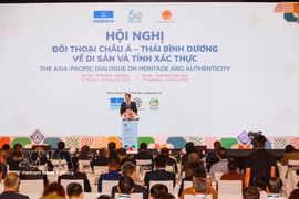 Le Dialogue Asie-Pacifique sur le patrimoine et l’authenticité s’est officiellement ouvert le 28 septembre à Hanoï, réunissant quelque 250 délégués vietnamiens et internationaux. Photo: VNA