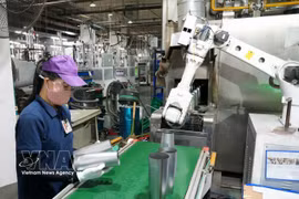 Dans la zone industrielle de Yen Phong II-C, province de Bac Ninh. Photo : VNA