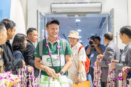 Les touristes étrangers venus au Vietnam. Photo: VNA