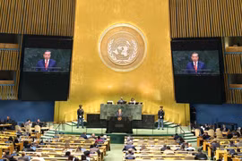 Le 22 septembre (heure locale), au siège des Nations Unies à New York, le secrétaire général du Parti communiste du Vietnam (PCV) et président de la République, To Lam, a prononcé un discours important lors du débat général de haut niveau de la 81ᵉ session de l’Assemblée générale des Nations Unies. Photo: VNA