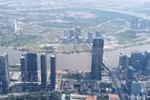La péninsule de Thu Thiem, appelée à devenir le cœur du Centre financier international du Vietnam. Photo : VNA