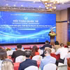 Le vice-ministre des Sciences et Technologies, Pham Duc Long, s'exprime au colloque. Photo: Vietnam+