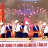 Mise en chantier de la zone industrielle de Tay Giang à Gia Lai. Photo: VNA