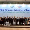 La délégation vietnamienne participante à la 33e Réunion des ministres des Finances de l’APEC. Photo: VNA
