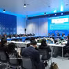 Table ronde entre la directrice générale du FMI, Kristalina Georgieva, et les ministères des Finances, gouverneurs des Banques centrales de l'ASEAN. Photo: VNA