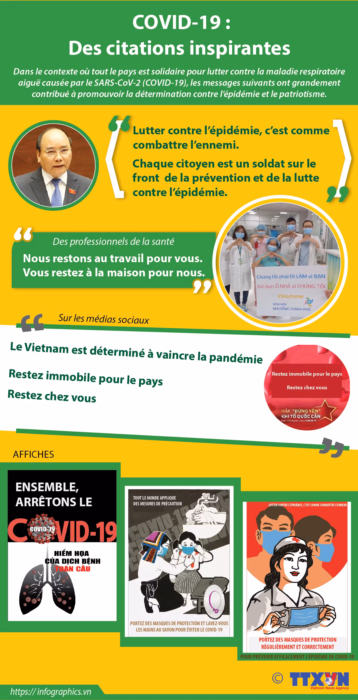 COVID-19 : Des citations inspirantes ảnh 1