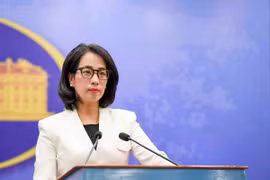 La porte-parole du ministère des Affaires étrangères, Pham Thu Hang