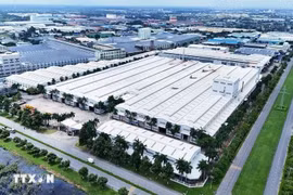 Parc industriel de Vinh Loc 2, district de Ben Luc, province de Long An, situé à côté du district de Binh Chanh, Hô Chi Minh-Ville. Photo : VNA