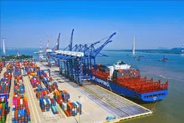 Port international de Lach Huyen, Hai Phong. Photo d'archives: VNA