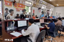 Centre de services administratifs de la commune de Tua Sin Chai, province de Lai Chau. Photo: VNA