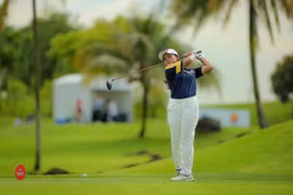 L'une des six golfeuses vietnamiennes participant au tournoi - Nguyen Bao Chau. Photo: nhandan.vn