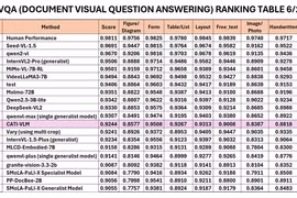 Classement du RRC dans la catégorie DocVQA en juin 2025. Photo : CMC