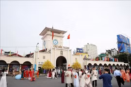 Marché Bên Thanh, Hô Chi Minh-Ville. Photo: VNA