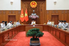 Panorama de la réunion consacrée à l'état d'avancement des préparatifs de l'Année de l'APEC 2027 au Vietnam, le 28 octobre. Photo: VNA
