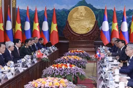Panorama de l'entretien. Photo: VNA