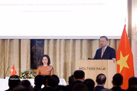 Le secrétaire général du Parti communiste du Vietnam (PCV) et président vietnamien, To Lam, lors de l'événement. Photo: VNA