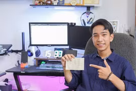 Lê Minh Hieu, élève de la classe 12A2 du lycée de Quang Tri, est l’un des 16 délégués représentant le Vietnam à la 49ᵉ édition du Bateau de la jeunesse Asie du Sud-Est – Japon (Ship for Southeast Asian and Japanese Youth Program - SSEAYP) en 2026. Photo: VNA