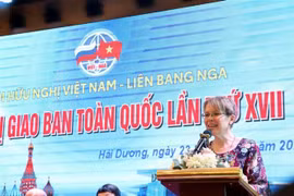 Svetlana Evgenevna Galzunova, représentante de l'Association d'amitié Russie – Vietnam. Photo: VNA