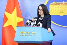La porte-parole du ministère des Affaires étrangères, Pham Thu Hang. Photo: VNA