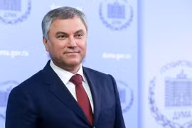 Viatcheslav Volodine a été réélu à la présidence de la Douma d’État de Russie. Photo: IRNA