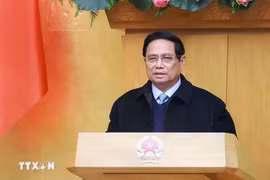 Le Premier ministre Pham Minh Chinh préside la première réunion de la Permanence du gouvernement après le Têt. Photo: VNA