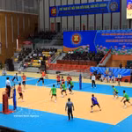 Match inaugural du tournoi élargi de volley-ball des armées de l’ASEAN 2026. Photo: VNA