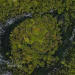 Le gouffre abrite un écosystème isolé, caractérisé notamment par de grands arbres arrivés à maturité et des formations géologiques susceptibles. Photo: VNA