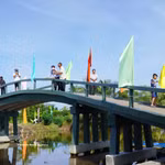 Pont Phuoc An Minh dans la commune de Van Khanh. Photo: VNA