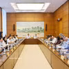 Vue d'ensemble du débat en groupe dans le cadre de la deuxième session de la 16e législature, à Hanoi, le 21 octobre. Photo: VNA
