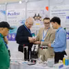 Le salon a suscité plus de 18.000 inscriptions en ligne, environ 75% des acheteurs professionnels provenant d'usines, de sous-traitants industriels, de distributeurs et des services achats des marques au Vietnam. Photo: VNA