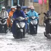 De fortes pluies perturbent la circulation à Hanoi. Source : Département de la gestion des digues et de la prévention et de la lutte contre les catastrophes naturelles