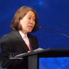 L’ambassadrice du Vietnam en Argentine, Ngô Minh Nguyêt, s’exprime lors de la 30e Journée de l’exportation, à Buenos Aires, le 15 septembre. Photo : VNA
