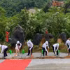Cérémonie de mise en chantier de la première usine de transformation d'épices biologiques destinées à l'exportation à Cao Bang, le 24 août 2026. Photo : VNA