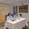 Des membres de la Mission permanente du Vietnam à Genève participant au séminaire, à Genève, le 3 septembre. Photo: VNA