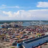 Conteneurs au terminal international de Cai Mep-Thi Vai. Photo: VNA
