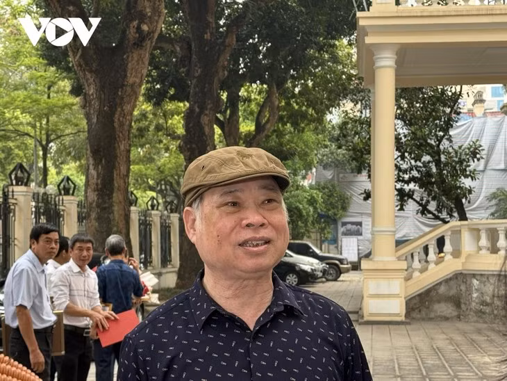 Le peintre Dô Nhu Diêm. Photo: VOV