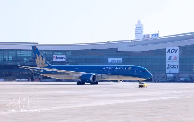Un avion de Vietnam Airlines. Photo: VNA