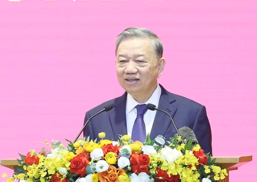 Le secrétaire général du Parti Tô Lâm. Photo: VNA